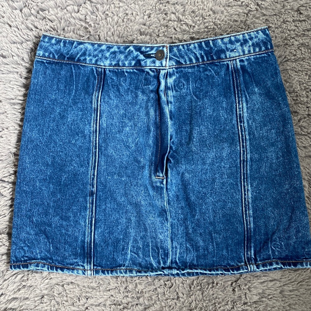 Highest Rise Mini Jean Skirt